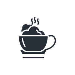 coffee icon. vector.Editable stroke.linear style sign for use web design,logo.Symbol illustration.