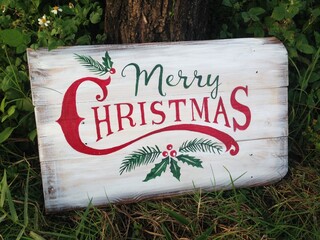 merry christmas wood sign board, winter, vinatge, retro, sign board