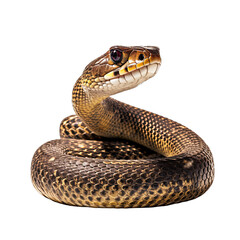 Obraz premium Snake photograph isolated on white background