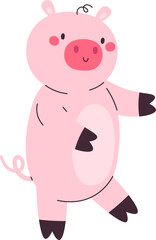Obraz na płótnie Canvas Pig Domestic Animal