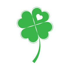 Fototapeta premium St Patricks Day Leaf