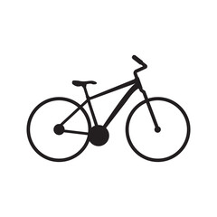Obraz premium hybrid bike icon vector