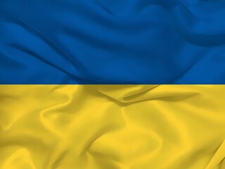 Ukraine 3d background flag