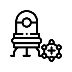 nanobots line icon
