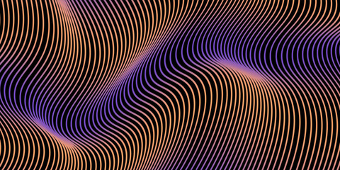 Fototapeta premium Technology abstract lines on white background. Undulate Grey Wave Swirl, frequency sound wave, twisted curve lines with blend effect abstract vektor colorful lines 