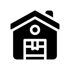 house glyph icon
