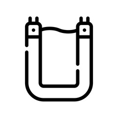 light bulb line icon