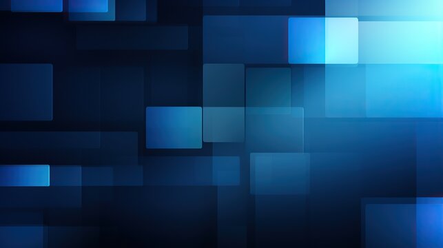 Fototapeta abstract blue squares background .Bright BLUE lines pattern in square style. Decorative design in abstract style with rectangles.