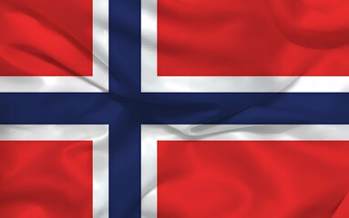 Norway 3d background flag