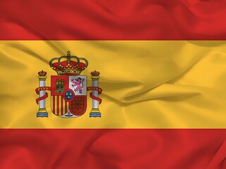 Spain 3d background flag