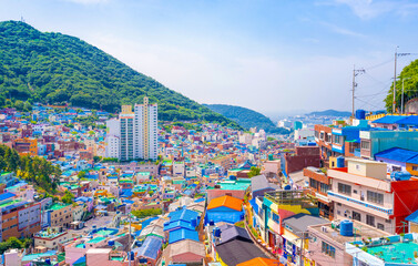 The most beautiful Viewpoint Gamcheon Culture Village Busan(pusan), South Korea