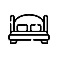bed line icon