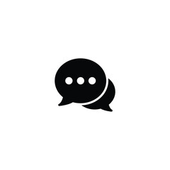 chat icon, bubble message icon vector for web for web site Computer and mobile app