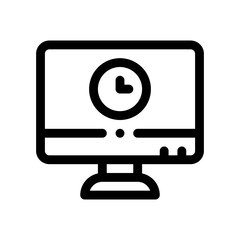 computer line icon