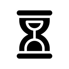 time glyph icon