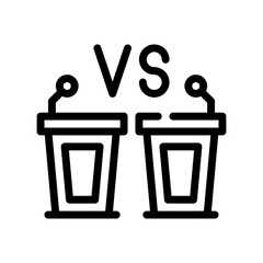 debate line icon
