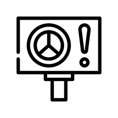 peace line icon