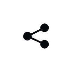 Share icon vector, Share symbol. icon for web site Computer and mobile app