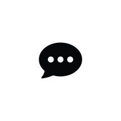 Fototapeta premium chat icon, chat sign vector for web site Computer and mobile app