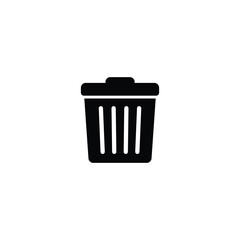 trash icon, recycle bin icon, delete symbol  vector for web site Computer and mobile app