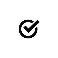 check mark icon, check mark sign vector for web site Computer and mobile app