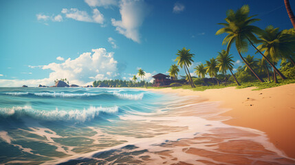 Beautiful tropical beach