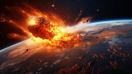 Meteor Impact On Earth 