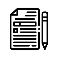 administration line icon