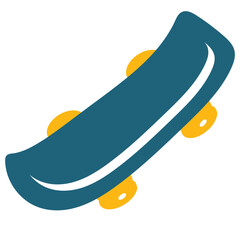 skateboard cartoon vector element illustration