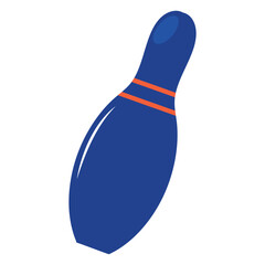 Bowling Pin Vector element illustration