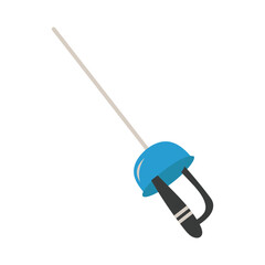 Foilbattle Anggar Vector element Illustration