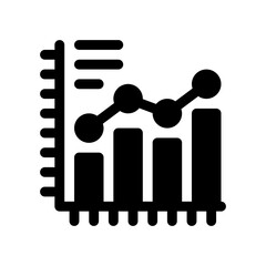 statistics glyph icon