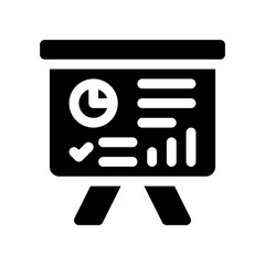 statistics glyph icon