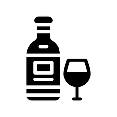 alcoholic glyph icon