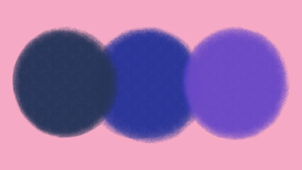 紫の丸のイラスト(背景、ピンク)