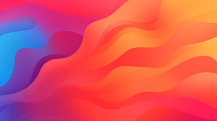 Fototapeta premium Spouting red waves