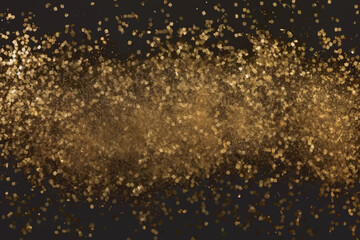 Gold Sparkling with glitter background
