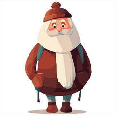 cartoon santa claus