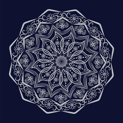 Luxury mandala background with golden arabesque pattern Arabic Islamic east style. Decorative mandala for print, poster, cover, brochure, flyer, banner, and your desired ideas. Mandala for Henna.