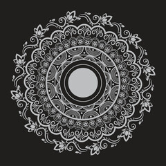 Luxury mandala background with golden arabesque pattern Arabic Islamic east style. Decorative mandala for print, poster, cover, brochure, flyer, banner, and your desired ideas. Mandala for Henna.