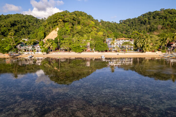 Obraz premium aerial view of the beach