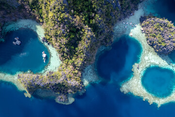 aerial view of island in the philippines
