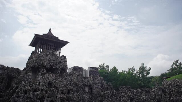 Sunyaragi Cave is one of the cultural heritage objects in Cirebon City. The construction and composition of the buildings on this site is a water park. Because of this, Sunyaragi Cave is called the Su