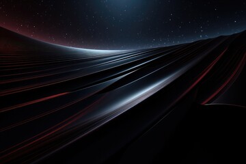 3d carbon fiber background with light in the dark.