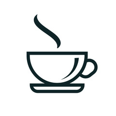 coffee cup icon vector set