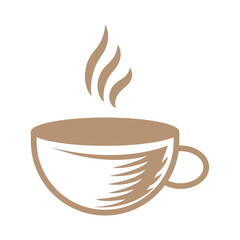 coffee cup icon vector set