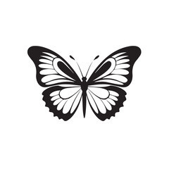 Butterfly in cartoon, doodle style. Isolated 2d vector illustration in logo, icon, sketch style, Eps 10. AI Generative
