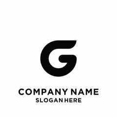 Initial G logo. combination of letter G and industrial key Can be used for Business and industrial equipment Logo, Flat Vector Logo Design Template, vector illustration