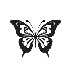 Butterfly in cartoon, doodle style. Isolated 2d vector illustration in logo, icon, sketch style, Eps 10. AI Generative