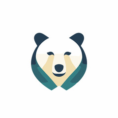 Bear in cartoon, doodle style. Isolated 2d vector illustration in logo, icon, sketch style, Eps 10. AI Generative